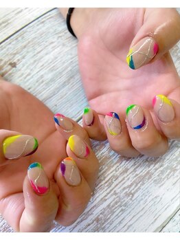 クリアー(clear)/レインボー、ネオンカラー