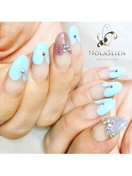 ノーラスリエン(Nolaslien)/ハートフレンチネイル