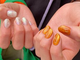 <ハンド>デザインシンプルネイル