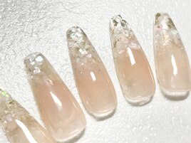 クリアフレンチデザインスカルプ