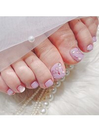 フットネイルのご予約続々♪