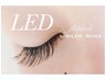 【LEDマツエク】LED×フラットラッシュ100本