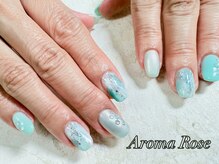 アロマローズ(Aroma Rose)/上品インクジェルネイル　