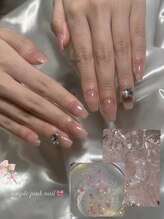 ルルシアン 代々木(luluchien)/ちゅるんピンクとオーロララメ◎