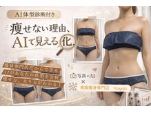 二の腕、肩、首、お腹、どこでも細く楽にできます。