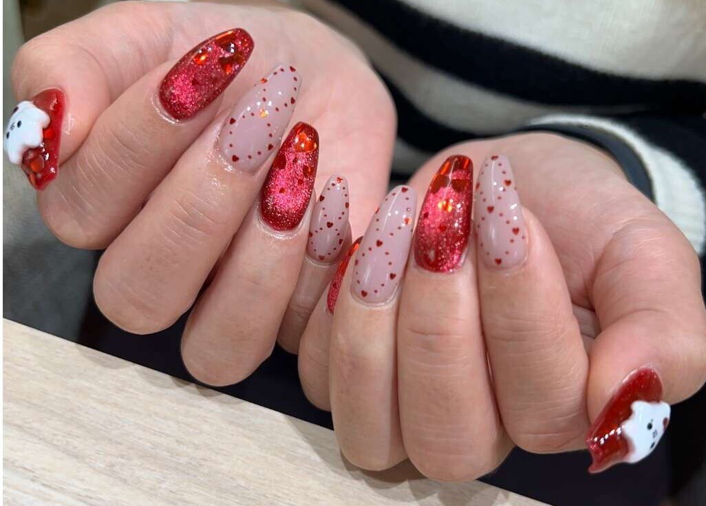 【凝ったデザイン相談 提案コ-ス】Y2K韓国ワンホン\9900〜新規再来オフ代別途