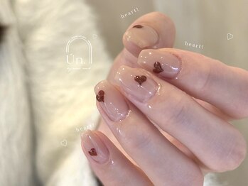 ウヌ(Un.)/ぷっくりハートデザイン＊