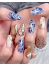 ネイルフルール/大理石