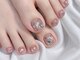 エイミ29ネイル(AME29 Nail)の写真/足元から可愛いトレンドデザイン♪サンダルの季節に映える垢抜けフットネイルが人気！マグネット/ラメも◎