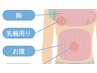 【上半身脱毛】2回目以降も使える！上半身8ヶ所から選べる６ヶ所32340→16900