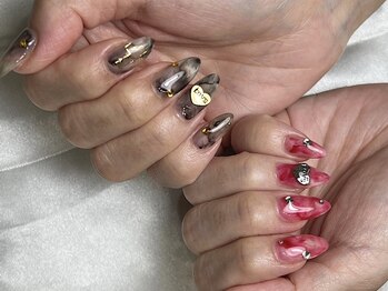 ネイルサロン プール ヴー(Nail Salon Pour Vous)/【オーダー】マーブルネイル