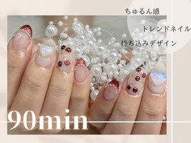 ちゅるんさくらんぼネイル♪