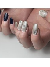 マーレネイル 高槻店(mare nail)/【MARINA】アシンメトリー