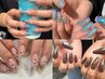 【hand】限定★長さ出し10本＋*シンプルコース ¥10000