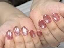 ネイルルームリラ 川崎(nailroom lilas)/マグネットワンカラー＊自爪育成