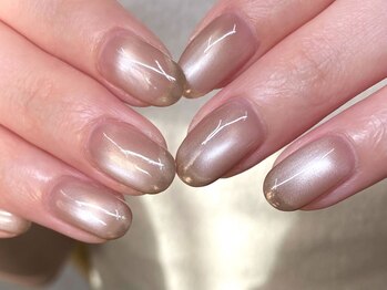 ノンチェ 大阪梅田店(Nonche)の写真/【オフィス対応のニュアンスネイル】パラジェル使用で爪への負担を軽減♪