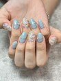 アモ ネイル(Amo NAIL)&nbsp;ミラーと立体アート