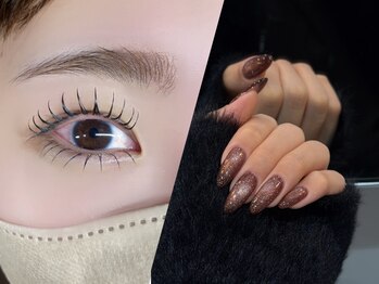 ピコタン(picotin)の写真/《鷹野橋駅徒歩1分》ネイルとまつ毛の同時施術可能◎時短で忙しい方にもオススメ☆