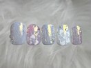 ハイビスカスネイル¥6500