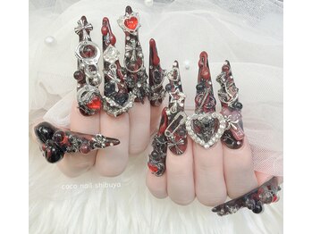 CoCo Nail【ココネイル】渋谷《長さ出し専門店/つけ放題/持ち込み》/