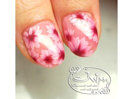 つやつやお花ネイル