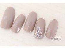 スリー 自由が丘(THREE)/シンプルコース/ピクシーネイル