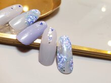 ケー フレーバー ネイル(K flavor nail)/6月【紫陽花ネイル4種　¥8980】