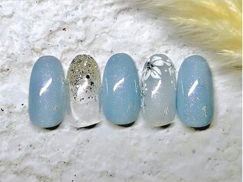 アヤ(AYA)/お花ネイル