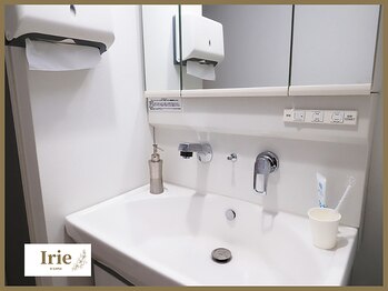 アイリー ホワイトニング 難波店/洗面所