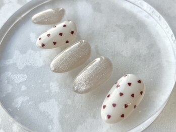 ブレスネイル(brace Nail)/バレンタインネイル