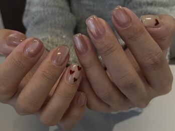 リノ 大阪本町店(lino)/ハートネイル【1.24】