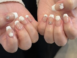 王道フレンチネイル &nbsp;Momo