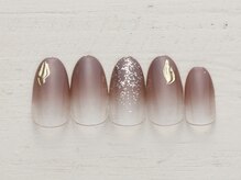 ネイルミックス 志木店(Nail Mix)/グラデ×ミラーアート　4990円