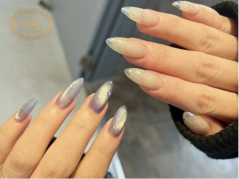 ラスターネイル(Luster nail)/ちぐはぐネイル♪