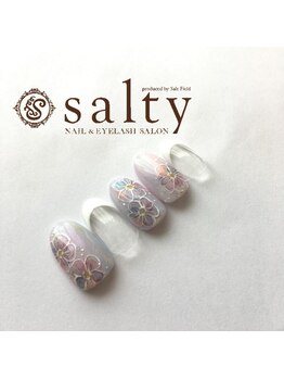 ネイルアンドアイラッシュサロン ソルティ 寺田町(salty)/ハンドジェル／アート10本コース