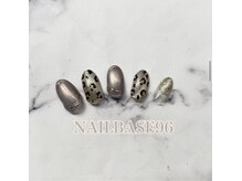 ネイルベースキュウロク(NAILBASE96)/マグネットレオパードネイル