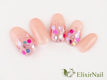 エリクサーネイル 池袋(Elixir Nail)/定額a シンプル/クーポン使用