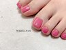 【Jr.ネイリスト】フット★ワンカラー・グラデーション¥3500