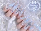 【スカルプ長さだしネイル】