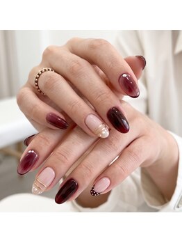 ネイルソファ 西大寺宝来(NAIL SOFA)の写真/トレンドを取り入れた、可愛くて上品なネイルデザインをご提供します◎定額メニューで安心！