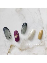 フィールネイル 天神橋店(feel nail)/メタリック/ピスタチオ/ボルドー