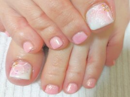 桜・手描きアート