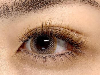 ミニョンアイラッシュデザインサロン 北花田店/フラットマットラッシュ カラー