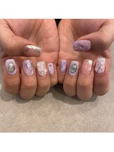 ヒルズ 原宿(Hills Harajuku)/パープルプクプクニュアンス