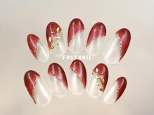 ファストネイル 本川越ペペ店(FAST NAIL)/バレンタイン 6,050円 【12006】