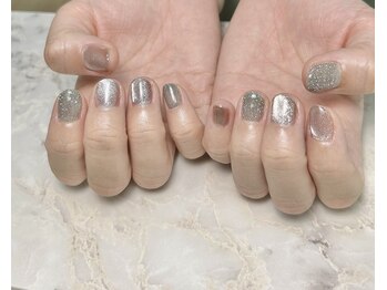 アオネイル(青桜 ao_nail_)/《人気No.1》マグネットネイル