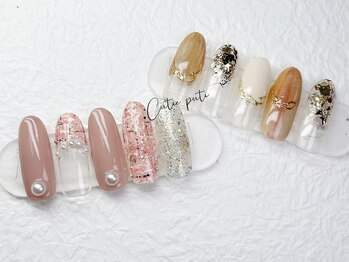 キューティプティ 池袋東口店(Cutie puti)/ツイードネイル7500