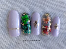 押し花ネイル
