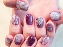 エルディケイ(LDK)/たらしこみ風ネイル