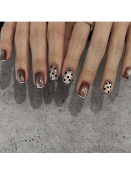 苑琳爪工(erin nail)/水玉ホロ×マグネット